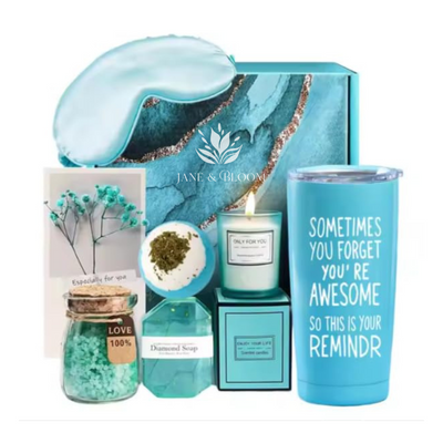 Mother's Day Breathe & Bloom Spa Set – 6Pc Refreshing Green Gift Box